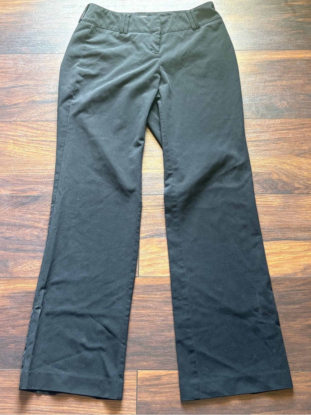 New York & Company women average 2 stretch dress pants career black bootcut
